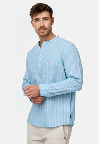 INDICODE JEANS Regular fit Overhemd ' Lif ' in Blauw