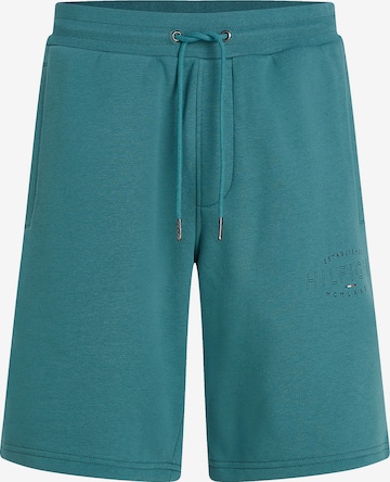 Pantaloni di TOMMY HILFIGER in verde: frontale