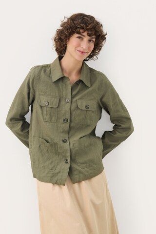Part Two Between-season jacket 'Elnora' in Green: front