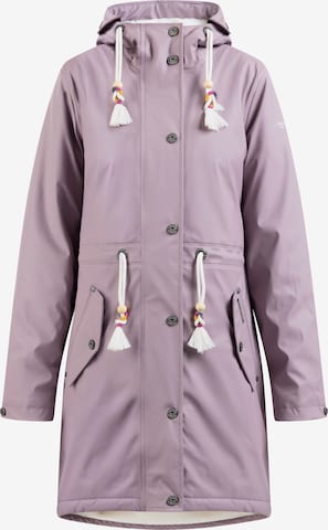 Veste fonctionnelle Schmuddelwedda en violet : devant