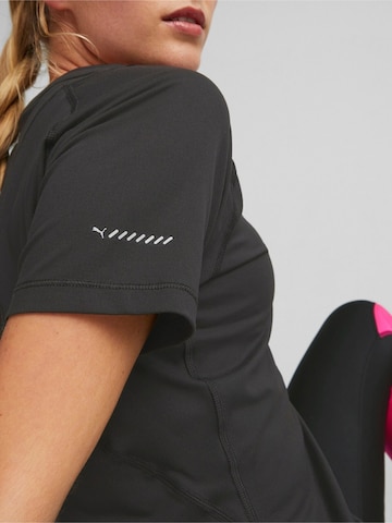 Maglietta 'Puma Run Cloudspun Ss Tee W' di PUMA in nero