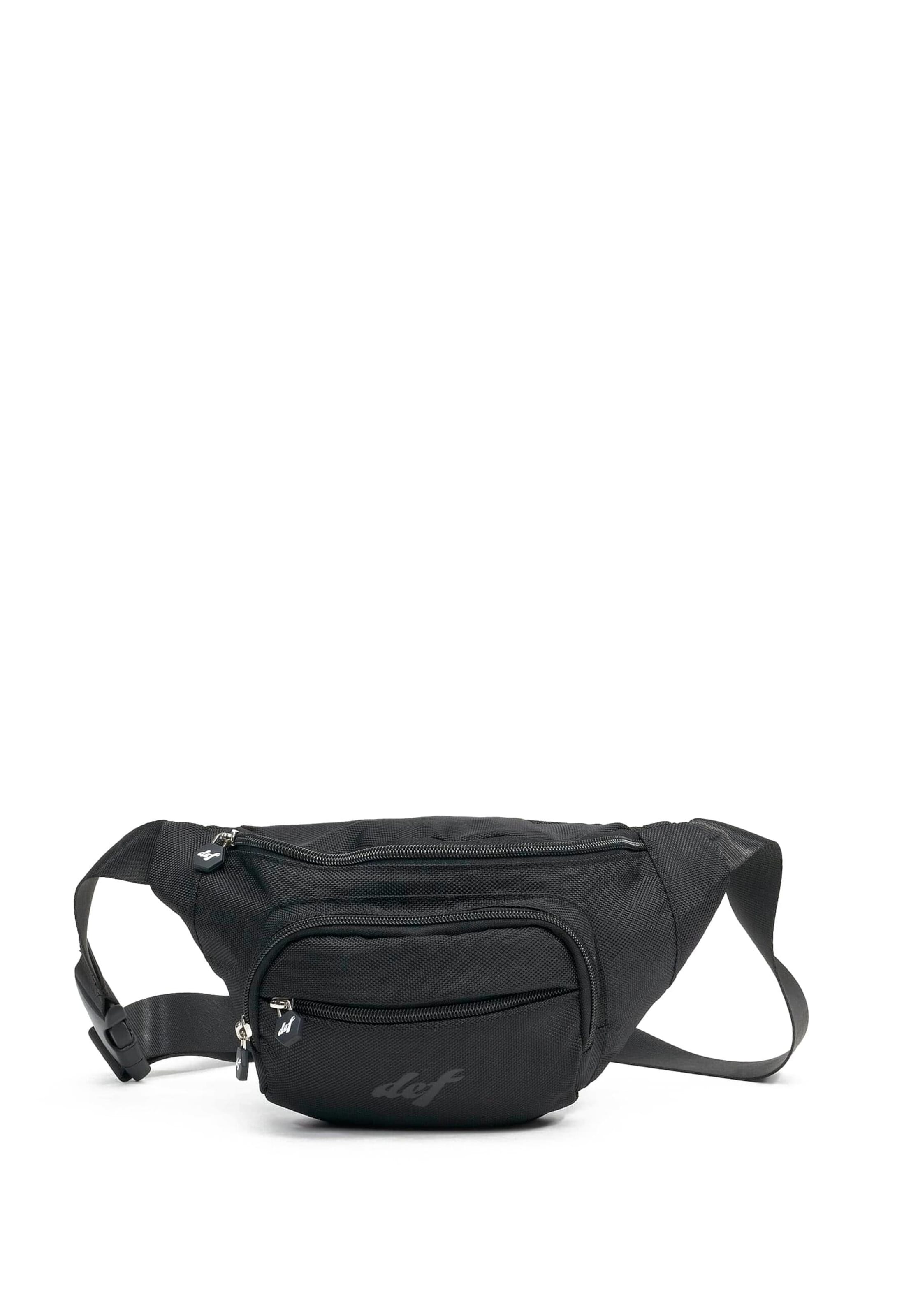 DEF Bæltetaske i sort: forside