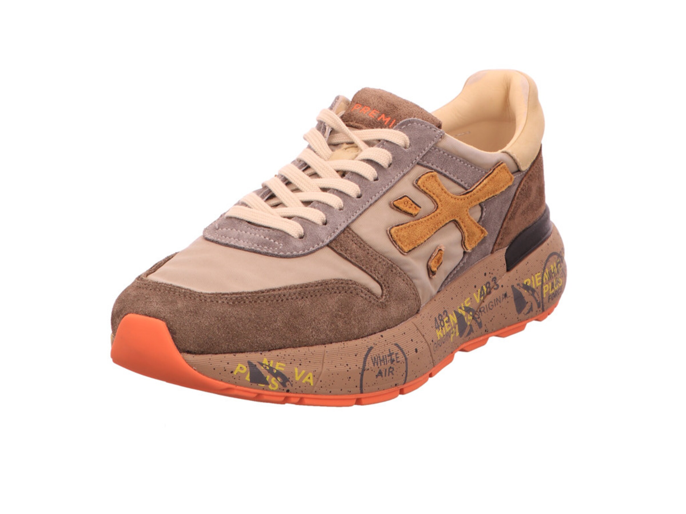 Premiata Sneaker in Braun: Vorderseite