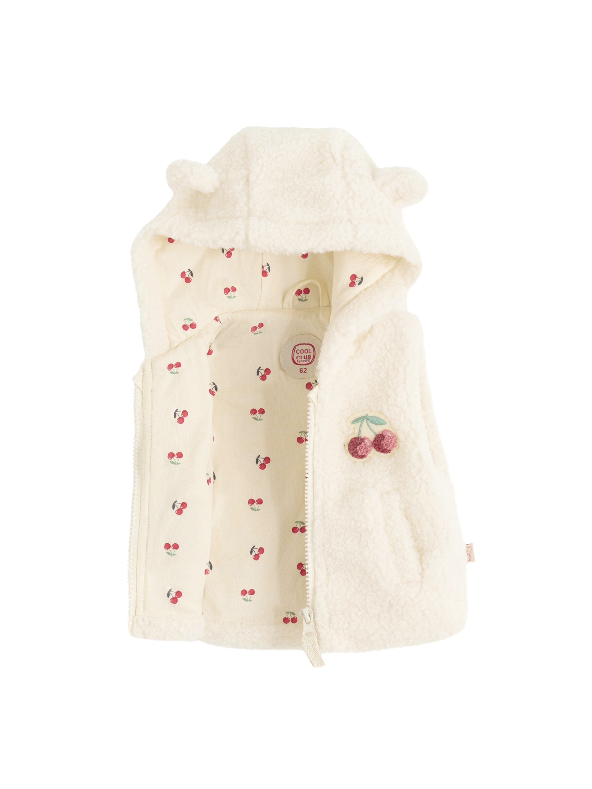 Giacca di pile di Cool Club in beige: frontale