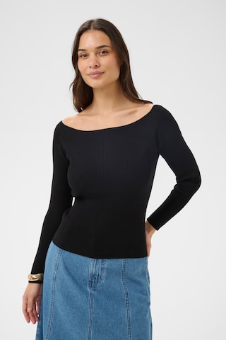 Kaffe - Jersey en negro: frente
