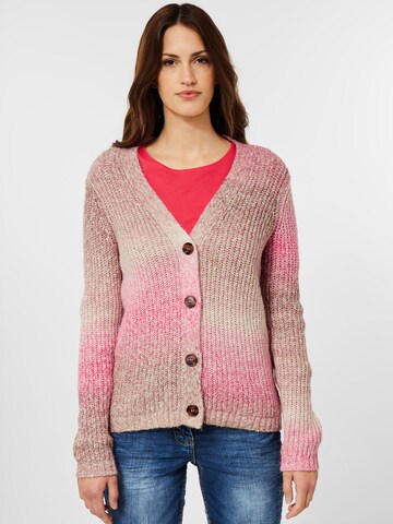 CECIL Knit Cardigan in Pink: front