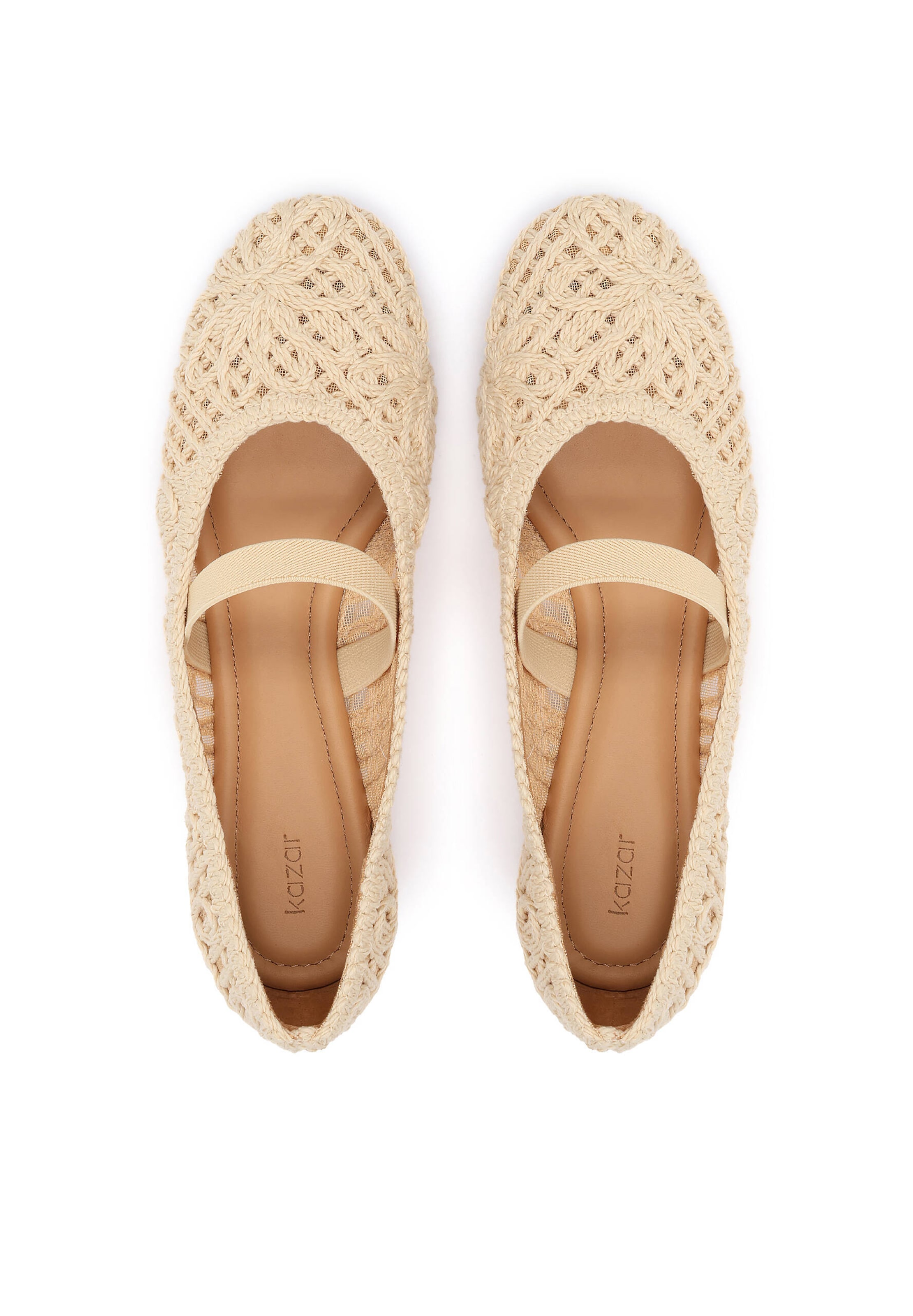 Kazar Ballerina in Beige