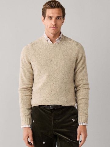 Hackett London Pullover in Beige: Vorderseite