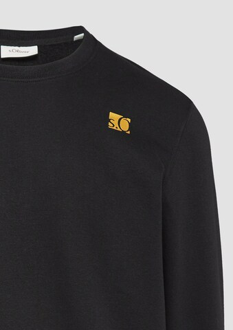 Sweat-shirt s.Oliver en noir