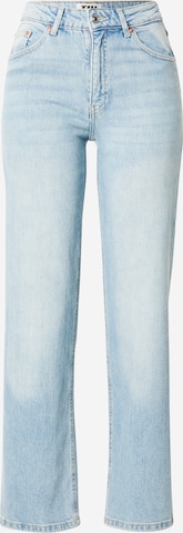 Jeans de la Tally Weijl pe albastru: față