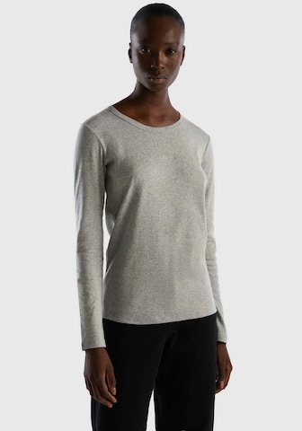 UNITED COLORS OF BENETTON Shirt in Grey: front