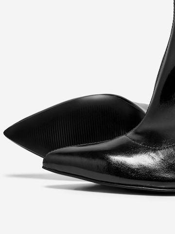 ONLY Kozačky 'Sock Heeled Boots' – černá