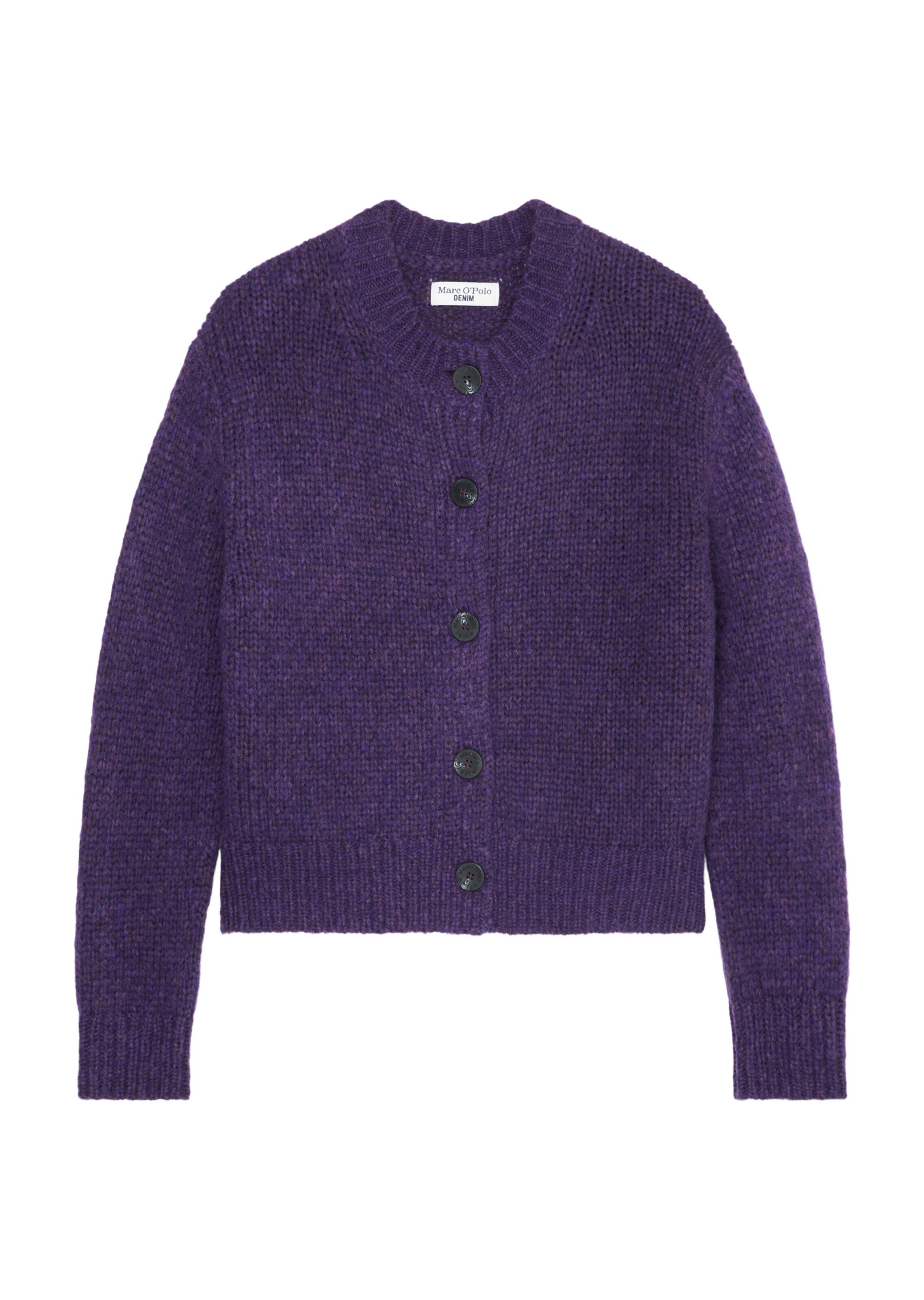 Stoff Big Knit Grobstrick Baumwolle Marc O'Polo Denim Strickjacke