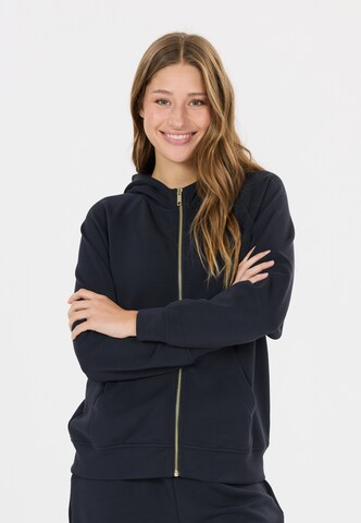 Athlecia Sportief sweatvest 'Jacey' in Blauw: voorkant