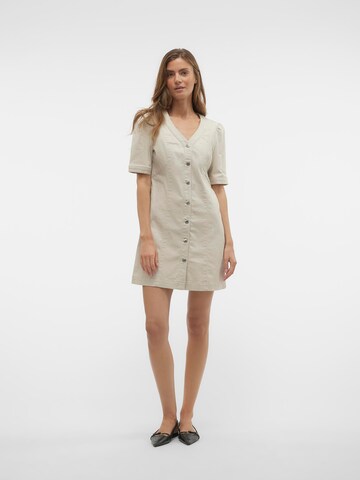 VERO MODA Kleid 'WILD GENA' in Beige