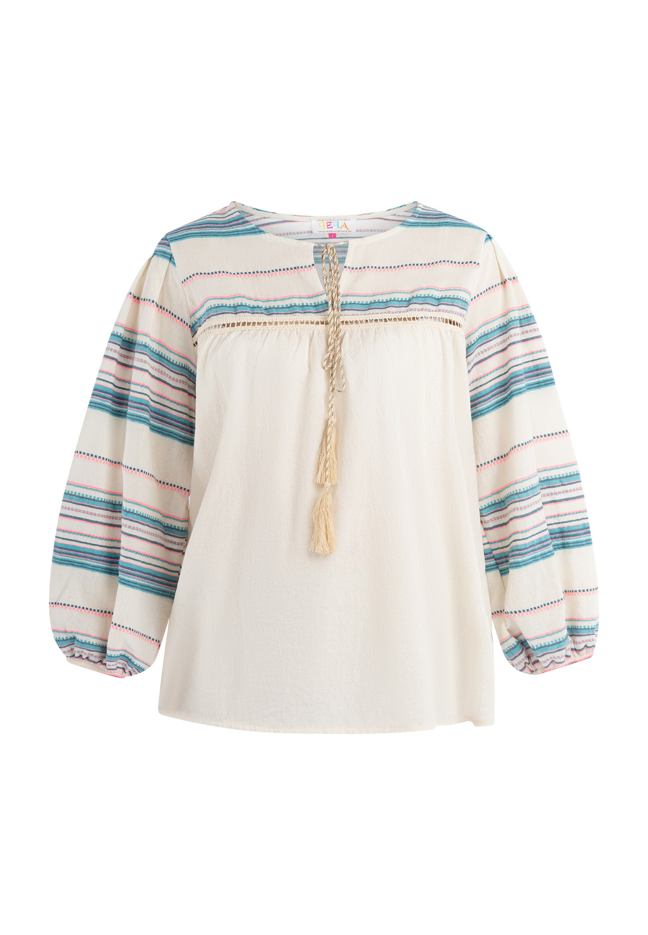 IZIA Halenka - námořnická modř / tyrkysová / růžová / barva bílé vlny, Produkt