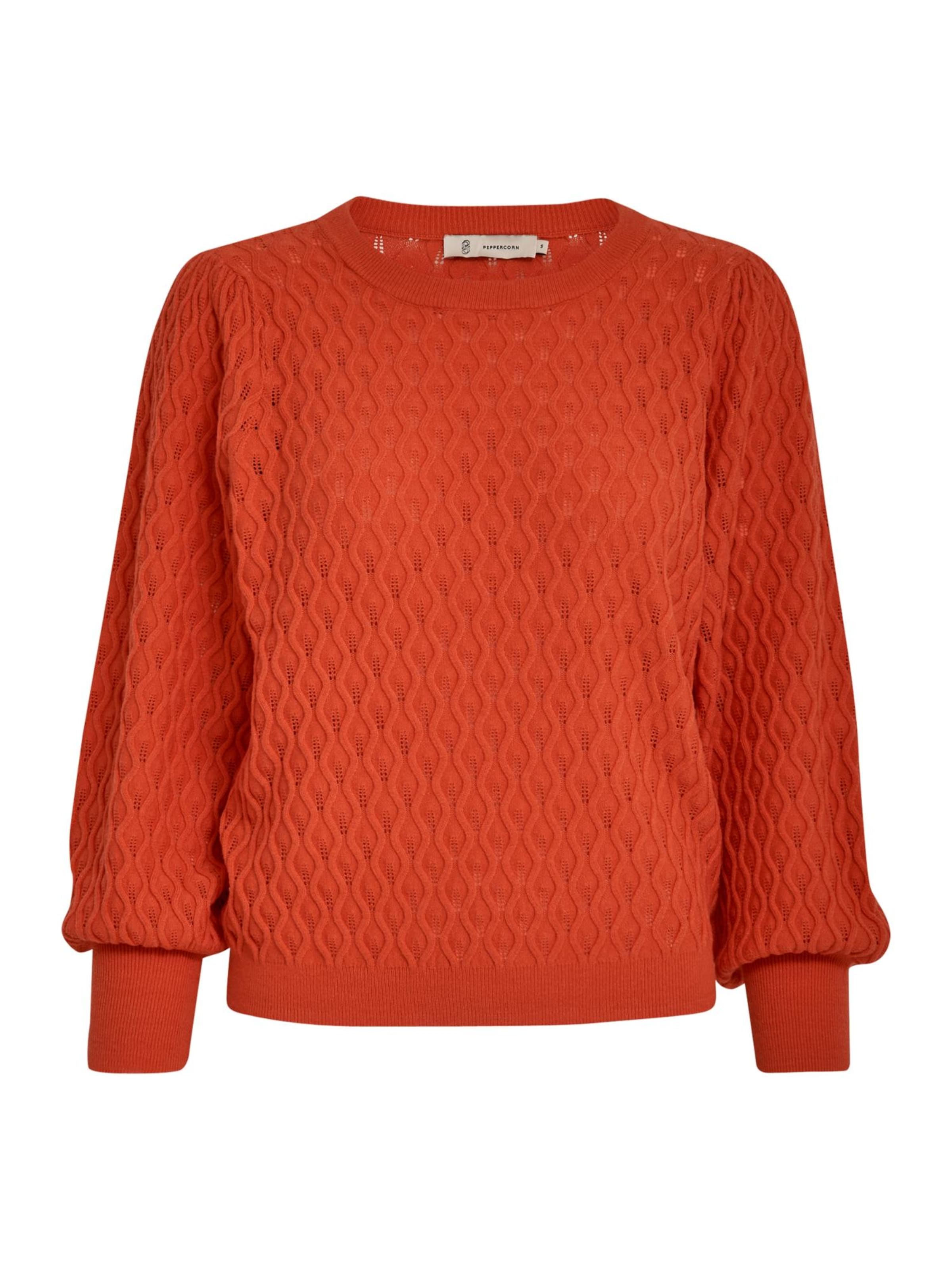Peppercorn Pullover 'Rosalia' in Orange: Vorderseite