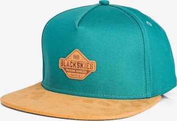 Blackskies Cap 'Essentials' in Blau: Vorderseite