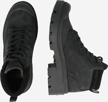 Palladium Lace-Up Ankle Boots in Black