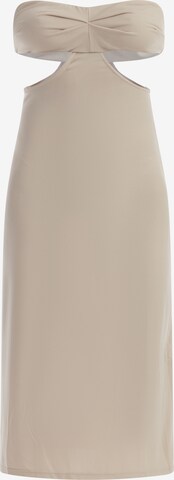 faina Jurk in Beige: voorkant