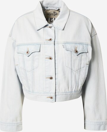LEVI'S ®Prijelazna jakna 'Silvertab Crop Trucker' - plava boja: prednji dio