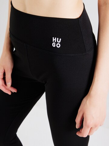 HUGO Skinny Leggings 'Noparda' in Zwart
