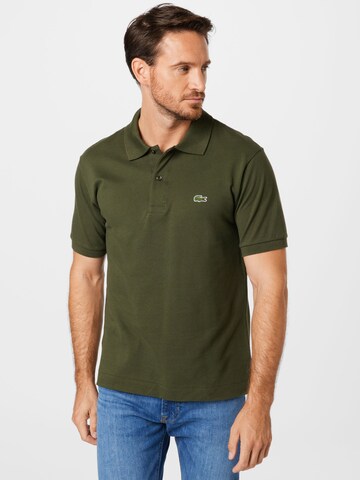 Coupe regular T-Shirt LACOSTE en vert : devant