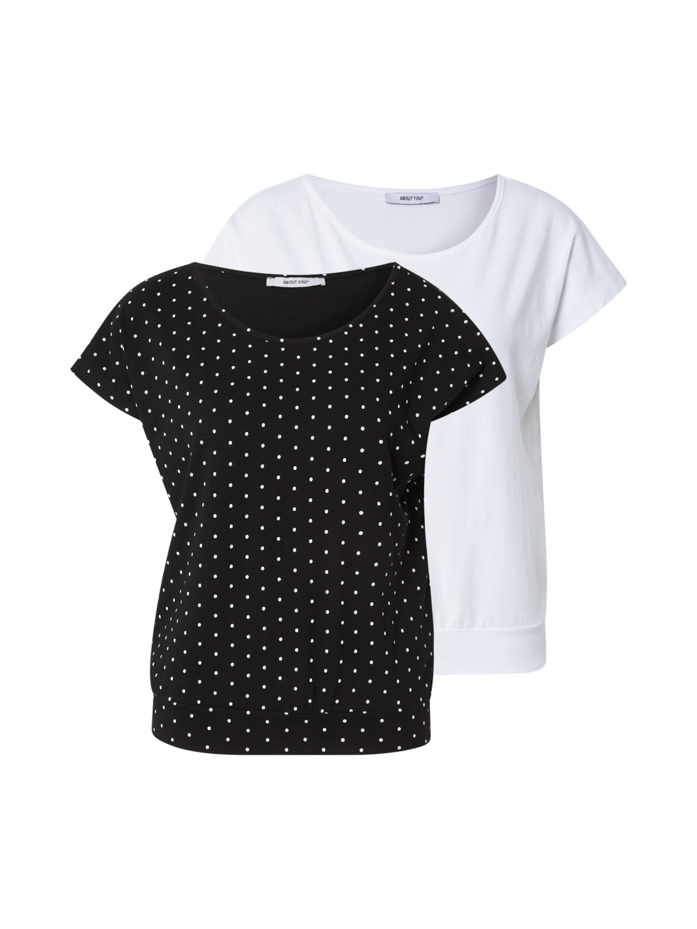Maglietta 'Celina' di ABOUT YOU in nero: frontale
