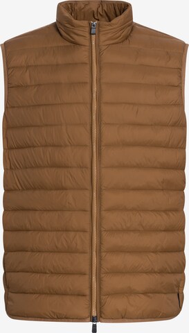 Sea Ranch Vest 'Benjamin' in Brown: front