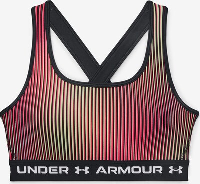 Reggiseno sportivo UNDER ARMOUR di colore giallo neon / rosso neon / nero, Visualizzazione prodotti