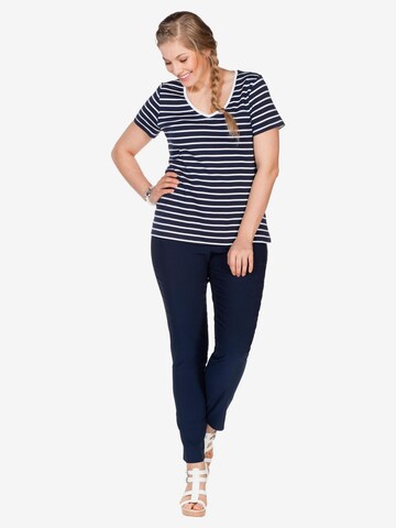 SHEEGO Slimfit Hose 'Bengalin' in Blau