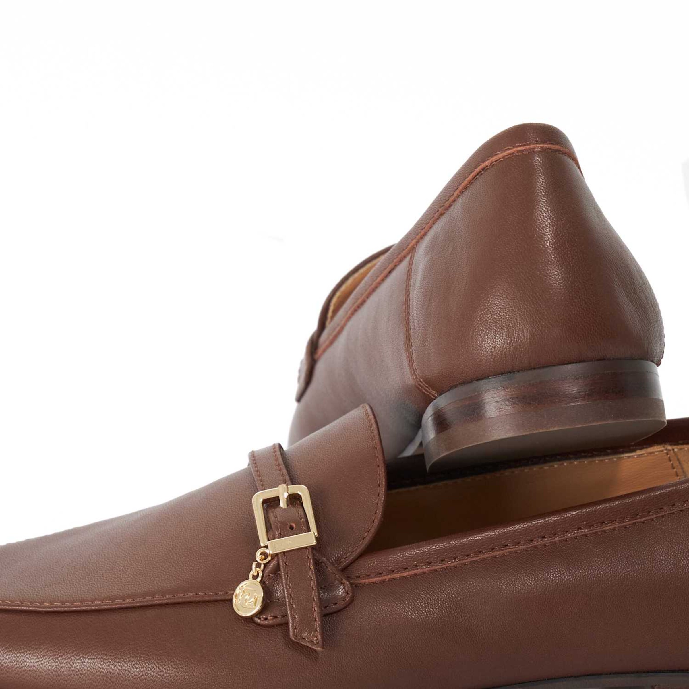 Dune LONDON Slipper 'Greya' in Braun