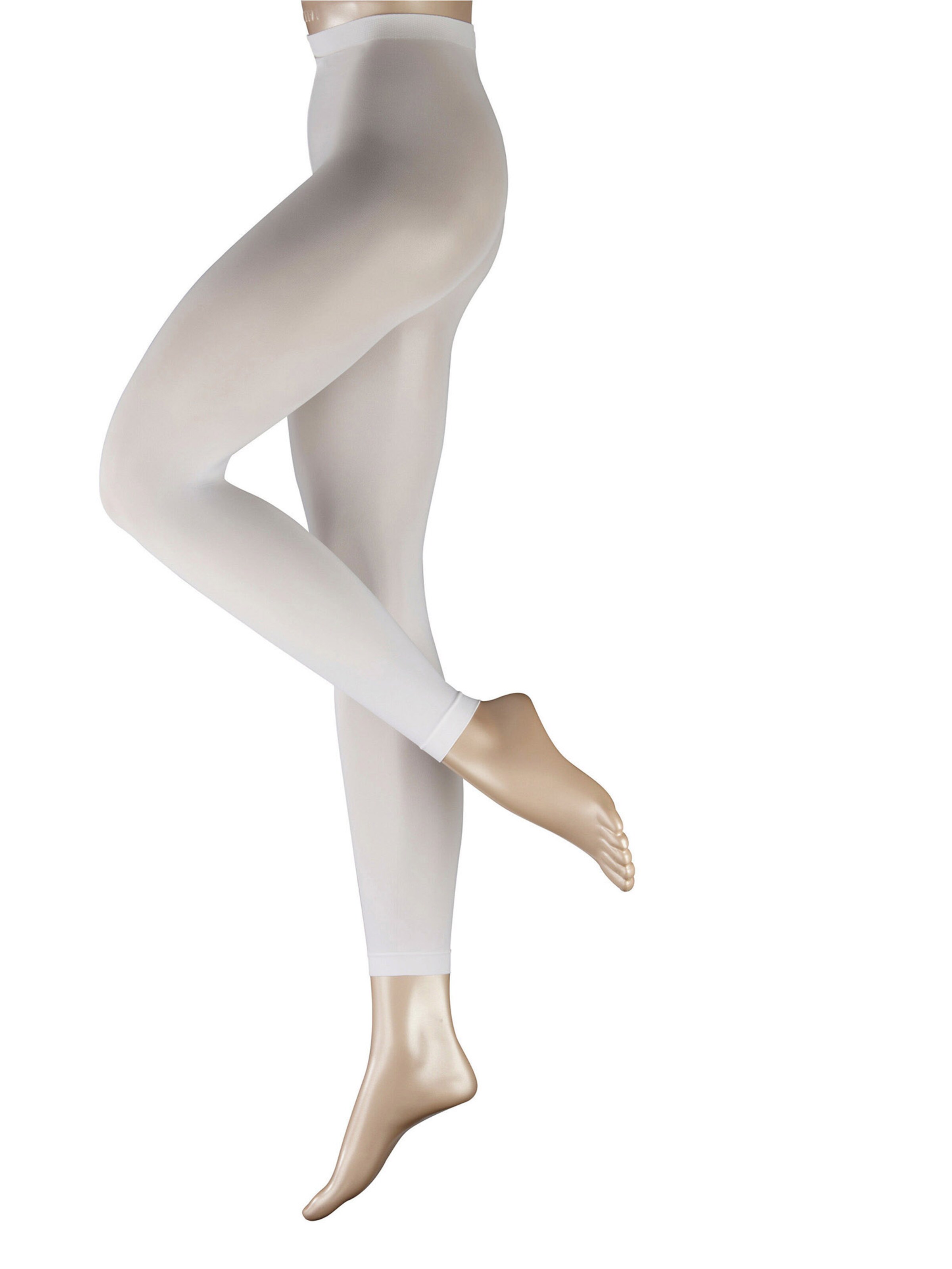 FALKE Fijne panty 'Pure Matt' in Wit: voorkant