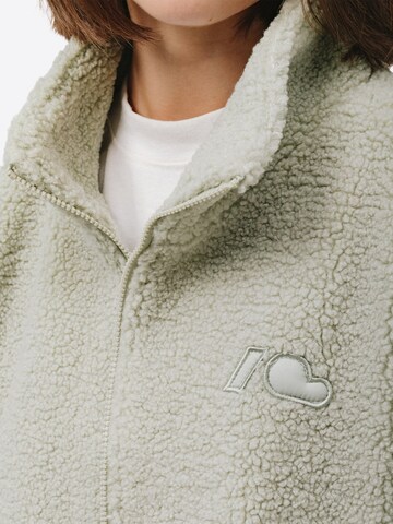 Kubota Sweatshirt 'Kubota Women's Oversized Fleece Sweatshirt Between-seasons Jacket' i grøn