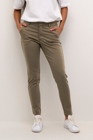 Slimfit Pantaloni chino 'KALea' di Kaffe in beige: frontale