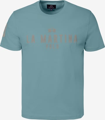La Martina T-Shirt 'MCR322' in Blau: Vorderseite