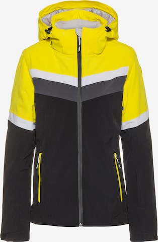 ICEPEAK Athletic Jacket 'Folkston' in Yellow: front