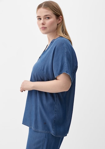 TRIANGLE Bluse in Blau