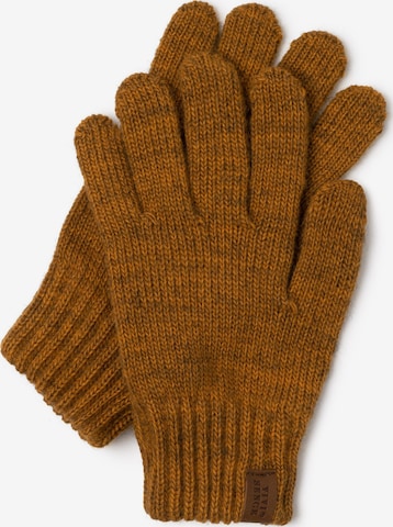 Vivisence Fingerhandschuhe '7014R' in Gelb: Vorderseite