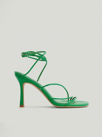 NA-KD Sandals in Green: front