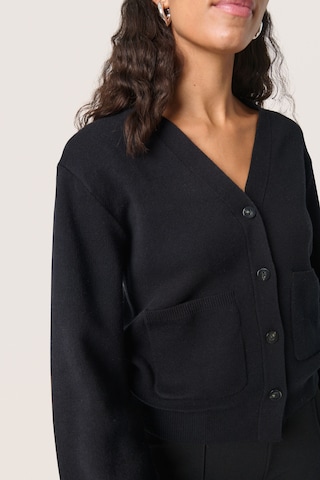 Cardigan 'SLCalisa' SOAKED IN LUXURY en noir