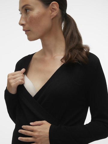 MAMALICIOUS Sweater 'LENA TESS' in Black