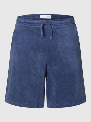 Pantalon SELECTED HOMME en bleu : devant