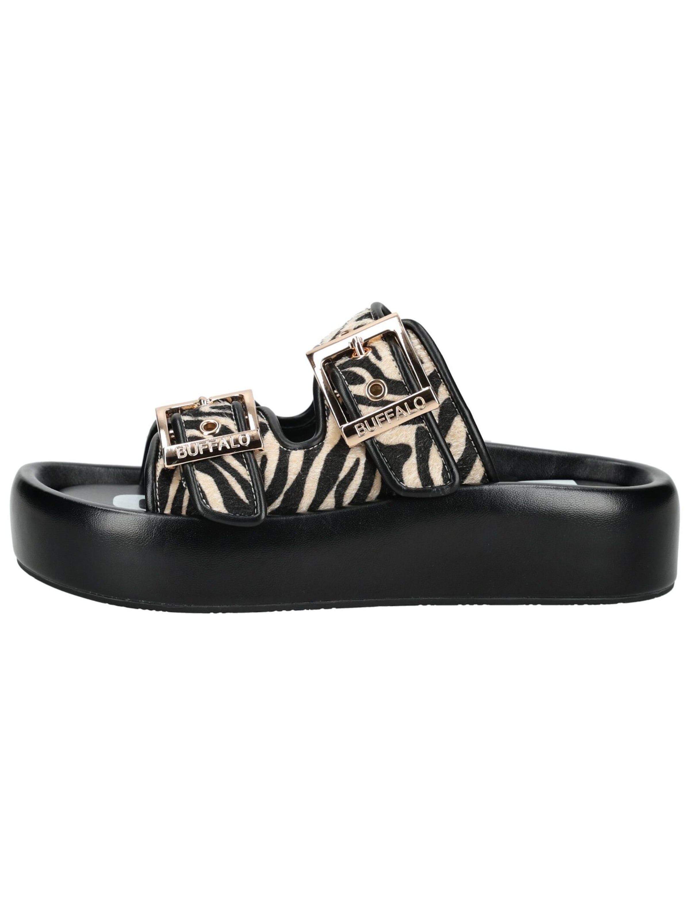 BUFFALO Mules 'Evelyn Ari' in Black