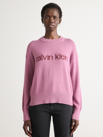 Pullover di Calvin Klein Jeans in rosso: frontale