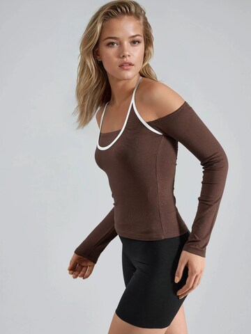 T-shirt Busem en marron