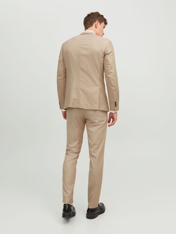 JACK & JONES Slimfit Bukser med fals i beige