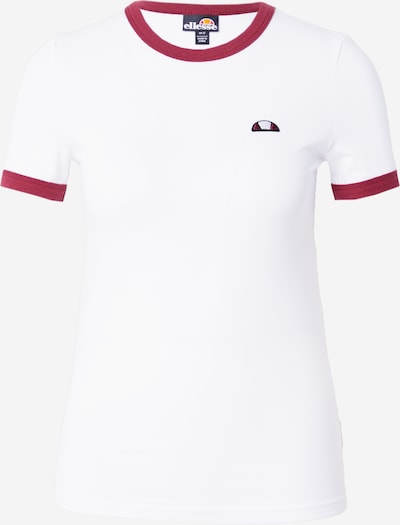 ELLESSE T-shirt 'Bailey' en bourgogne / blanc, Vue avec produit