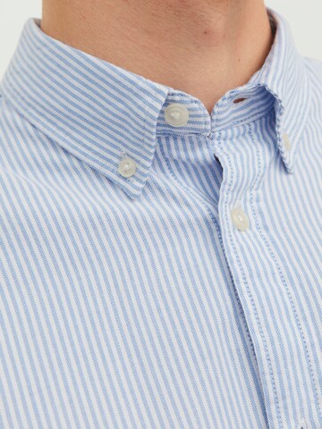 JACK & JONES Slim fit Overhemd 'JWHCLASSIC' in Blauw