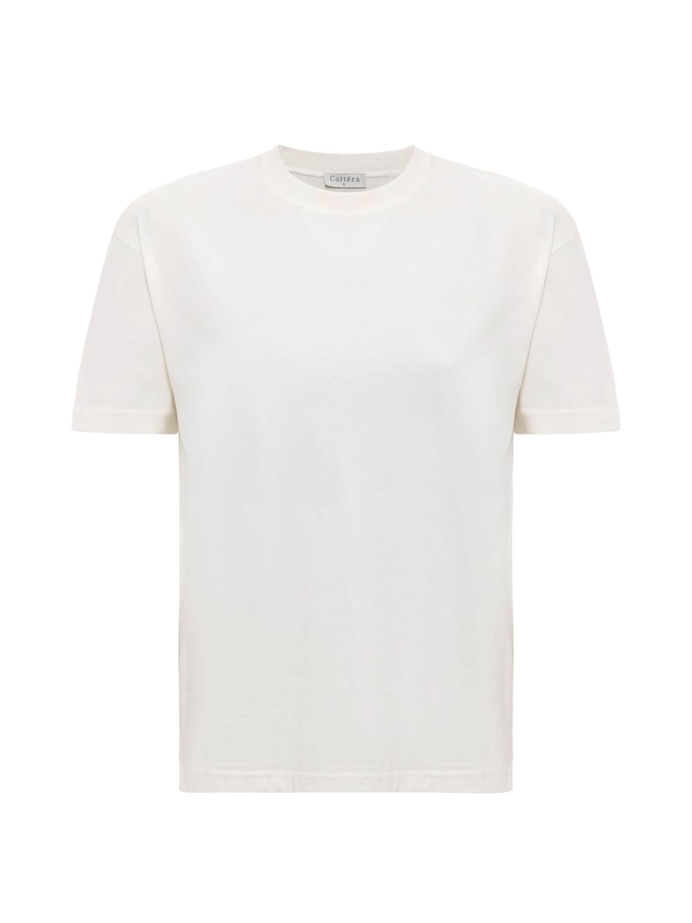 Cortera Shirt in schwarz / offwhite, Produktansicht